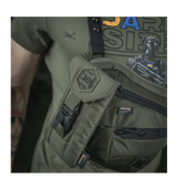 M-Tac Smartphone Lomme Elite Large Hex i Cordura HEX materiale med WJ magnetisk spænde, perfekt til opbevaring af smartphones op til 6,5 tommer.