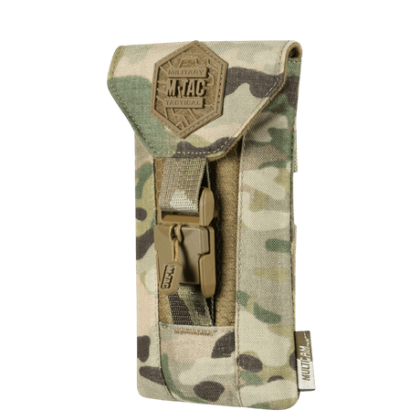 M-Tac Smartphone Lomme Elite Large Hex i camouflagedesign til sikker opbevaring af smartphones, lavet af slidstærkt CORDURA HEX.