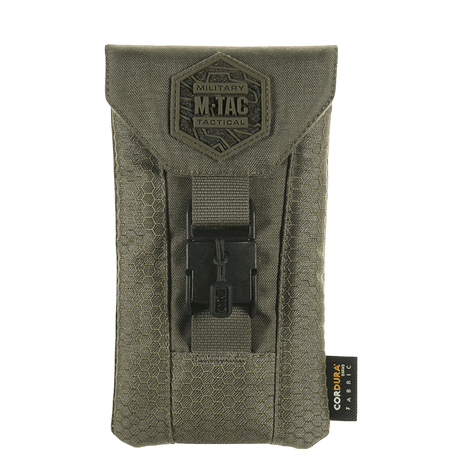 M-Tac Smartphone Lomme Elite Large Hex i sort CORDURA HEX materiale med magnetisk WJ spænde