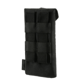 M-Tac Smartphone Lomme Elite Large Hex i sort Cordura materialer bagfra, kapacitet til smartphones op til 6,5 tommer.
