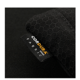 M-Tac Smartphone Lomme Elite Large Hex i CORDURA HEX stof, sort taskeetiket, slidstærkt til hverdagsbrug.