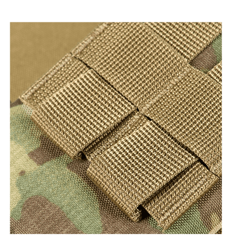 Detaljefoto af M-Tac Smartphone Lomme Elite Large Hex lavet af CORDURA HEX med magnetisk spænde, perfekt til smartphone op til 6,5 tommer.