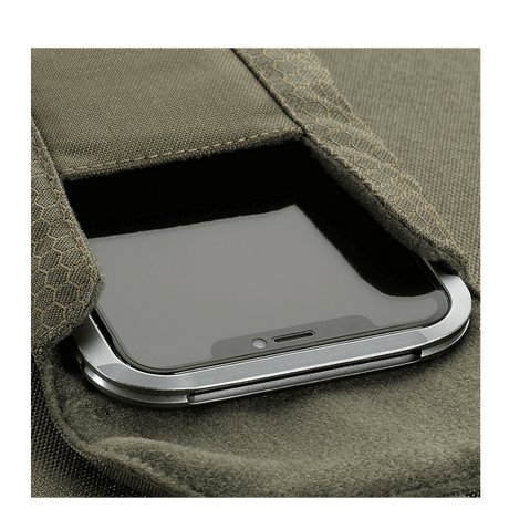 M-Tac Smartphone Lomme Elite Large Hex i slidstærk CORDURA HEX-materiale til sikker opbevaring af smartphones op til 6,5 tommer.