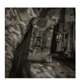 M-Tac Smartphone Lomme Elite Large Hex i camouflage med CORDURA HEX og WJ spændelukning, perfekt til sikker opbevaring af smartphone.