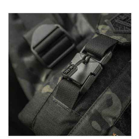 M-Tac Smartphone Lomme Elite Large Hex med WJ magnetisk spænde i CORDURA HEX materiale, sort design.