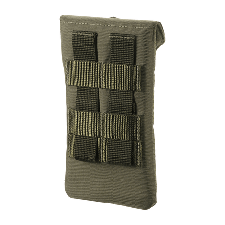 M‑Tac Smartphone Pouch Elite Large Hex i robust Cordura med magnetisk WJ-spænde, ideel til opbevaring af smartphones op til 6.5 tommer.