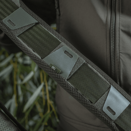 M-Tac Skulderremspude 50 mm Elite viser robust Cordura-materiale og 3D mesh inderside for komfort og trykaflastning.