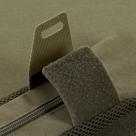 Nærbillede af M‑Tac Skulderremspude 50 mm Elite med Cordura materiale og 3D mesh for komfort.