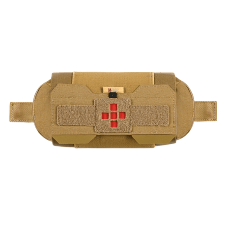 M-Tac Horizontal Medical Pouch Elite i Cordura 500D, ideelt feltkit til førstehjælp, vandtæt YKK AquaGuard lynlås, IFAK organizer