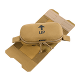 M‑Tac Horizontal Medical Pouch Elite i Cordura 500D med YKK AquaGuard lynlås og aftagelig organizer, ideel til førstehjælp i felten.