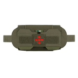 M‑Tac Horizontal Medical Pouch Elite i Cordura 500D med YKK AquaGuard lynlås, ideel til feltførstehjælp, lukket og klar til brug.