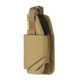 M-Tac Universal Taktisk Hylster Elite Venstre i lamineret Cordura 500D med justerbar strop og MOLLE-interface.