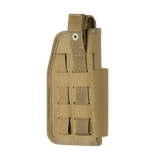 M-Tac Universal Taktisk Hylster Elite Venstre i lamineret Cordura 500D med justerbar strop og MOLLE-interface til pistoler.