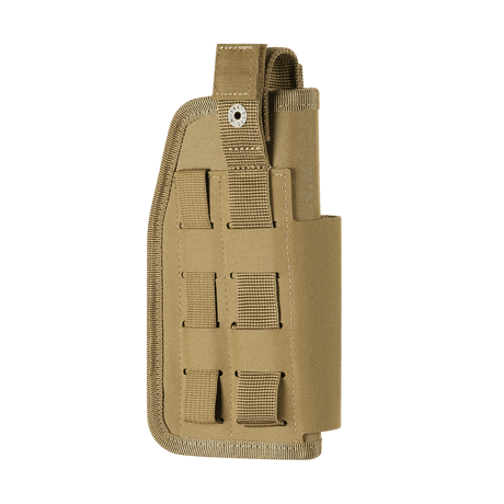 M-Tac Universal Taktisk Hylster Elite Venstre i lamineret Cordura 500D med justerbar strop og MOLLE-interface til pistoler.