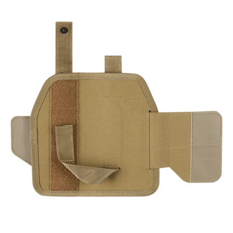 M-Tac Universal Taktisk Hylster Elite Venstre i lamineret Cordura 500D med MOLLE-interface til bæltemontering og justerbar strop.