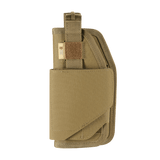 M-Tac Universal Taktisk Hylster Elite Venstre, justerbar hylster til pistoler, Cordura 500D, MOLLE-kompatibel, venstrehåndet design.