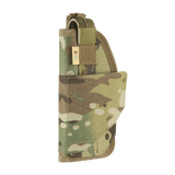 M-Tac Universal Taktisk Hylster Elite Venstre i lamineret Cordura 500D, justerbar til de fleste pistoler med YKK-strop og Velcro-lås.