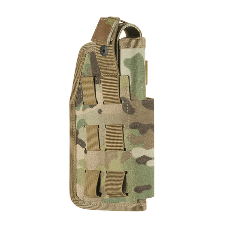 M-Tac Universal Taktisk Hylster Elite Venstre i camoufleret design med MOLLE-interface, lavet af lamineret Cordura 500D.