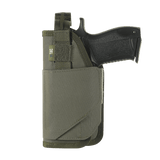 M-Tac Universal Taktisk Hylster Elite Venstre i Cordura 500D med justerbar strop og MOLLE-interface til de fleste pistoler.