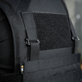 M‑Tac Front Panel til Cuirass QRS med Velcro og MOLLE-system til montering af udstyr, designet i robust Cordura 500D materiale.