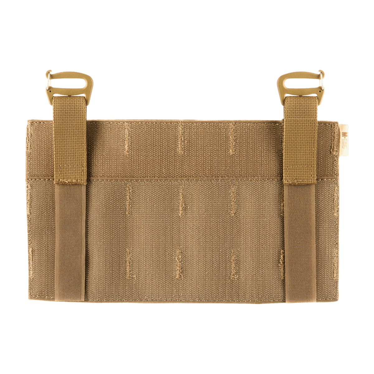 M‑Tac Front Panel til Cuirass QRS i Cordura 500D med MOLLE-stropper og Woojin hardware. Ideel til militært brug.