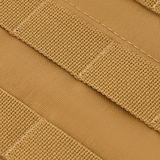 Nærbillede af M‑Tac Front Panel til Cuirass QRS med MOLLE-system i Cordura 500D, designet til militært brug.