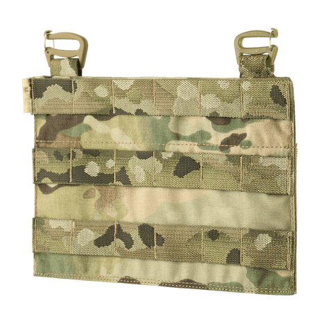 M‑Tac Front Panel til Cuirass QRS i camouflage, let og kompakt design med MOLLE-system, ideel til militært brug.