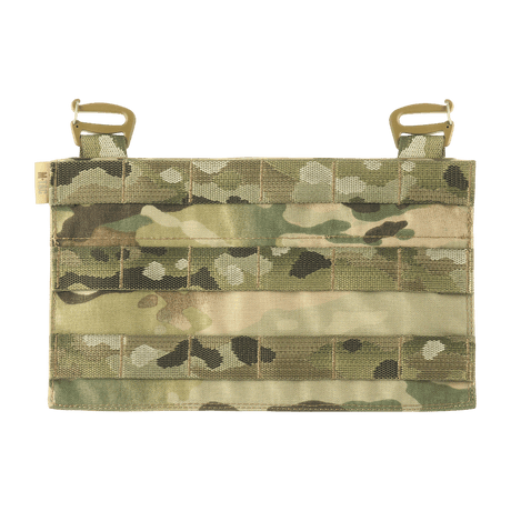 M‑Tac Front Panel til Cuirass QRS, let og robust med MOLLE-system, camouflage design, ideel til militær brug.