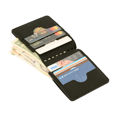 M‑Tac Pung Slim Elite åben pung med kontanter og kort.