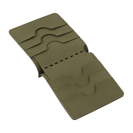 M‑Tac Pung Slim Elite åben kompakt pung med rum til kort og kontanter, moderne polymerkomposit, ekstremt slidstærk og holdbar.