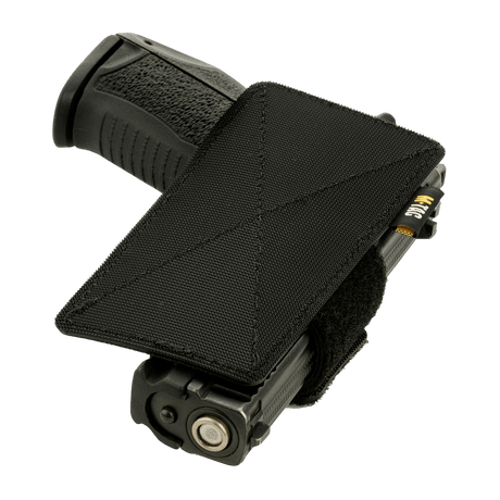 M-Tac Hylster-Insert Light til skjult bæring af pistoler, sort justerbart design med velcrostrop til sikring og hurtig adgang.