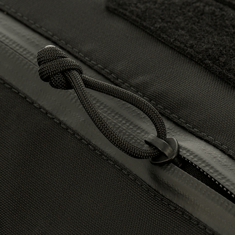 Nærbillede af M-Tac Taktisk Håndvarmer Elite med holdbart Cordura 500D stof og lynlåsdetalje.