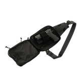 M-Tac Sling Pistoltaske Elite Hex med justerbar skulderrem, fremstillet af holdbar Cordura, ideel til skjult våbentransport.