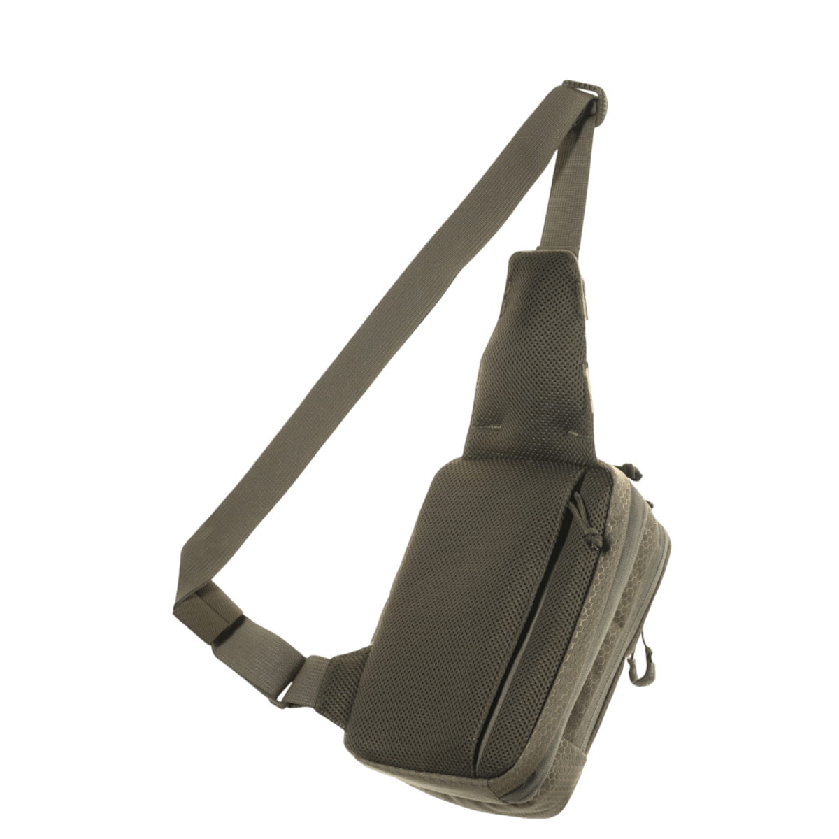 M-Tac Sling Pistoltaske Elite Hex i robust Cordura med justerbar skulderrem og rummelige rum til skjult våbentransport.