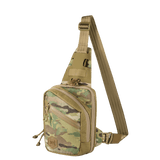 M-Tac Sling Pistoltaske Elite Hex i camouflage, holdbar taske med justerbar skulderrem, perfekt til skjult våbentransport, made of Cordura.