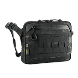 M-Tac Admin Taske Elite i slidstærk sort Cordura 500D med justerbar skulderrem og praktiske lommer.