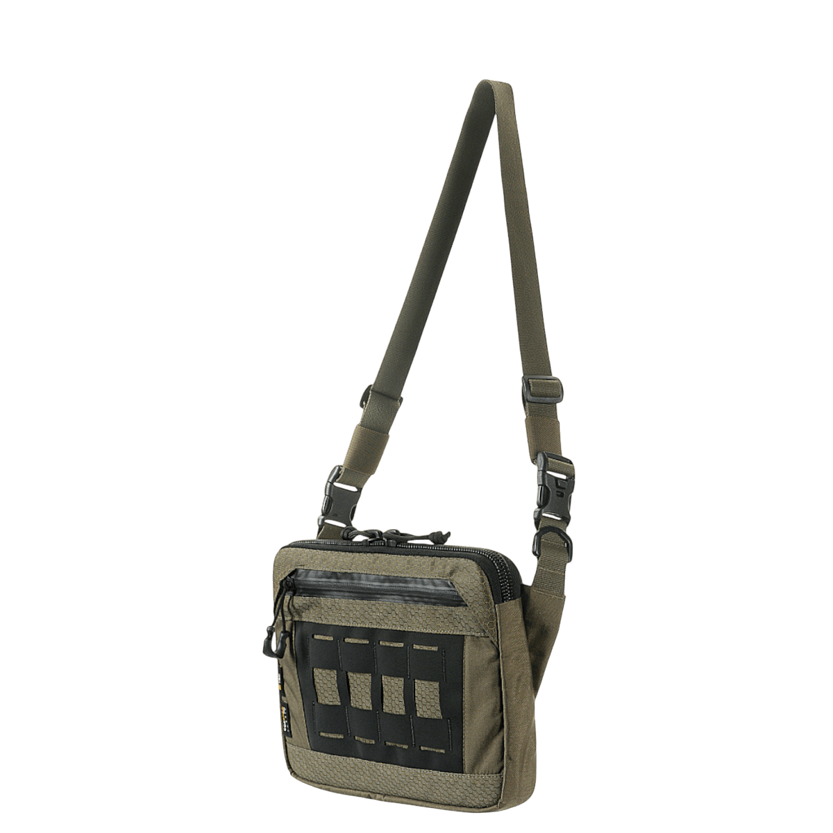 M-Tac Admin Taske Elite i Cordura 500D med justerbar skulderrem og YKK-lynlåse, ideel til stilfuld og funktionel brug.