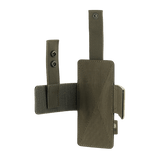 M-Tac Modulært Universalt Hylster med Lås Light til taktiske tasker og rygsække, justerbar til de fleste pistoler med velcro-fastgørelse.