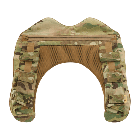 M-Tac Skulderpude til Plate Carrier Cuirass QRS i slidstærk Cordura med 3D-mesh paneler og specialstropper til komfortabel bæring.