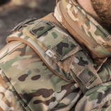 M-Tac Skulderpude til Plate Carrier Cuirass QRS i camouflage, forbedrer komfort og vægtfordeling, holdbar Cordura med 3D-mesh indlæg.