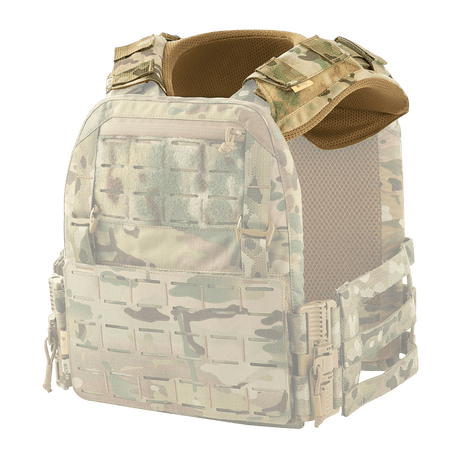 M-Tac Skulderpude til Plate Carrier Cuirass QRS i slidstærk Cordura med 3D-mesh paneler for øget komfort og ventilation.