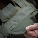 M-Tac Skulderpude til Plate Carrier Cuirass QRS monteringsdetaljer, slidstærkt Cordura, Velcro-stropper for komfort og vægtfordeling