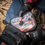 M-Tac Utility Organizer Slim Elite holder sikker opbevaring af EDC-genstande med gennemsigtig forvæg til hurtig identifikation.