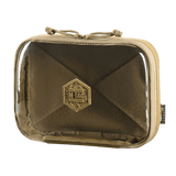M-Tac Utility Organizer Slim Elite i slidstærkt Cordura 500D med transparent PVC-forvæg, ideel til sikker opbevaring af EDC-kit.