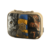 M-Tac Utility Organizer Slim Elite i Cordura 500D med gennemsigtig PVC-væg til nem opbevaring og identifikation af EDC-udstyr.