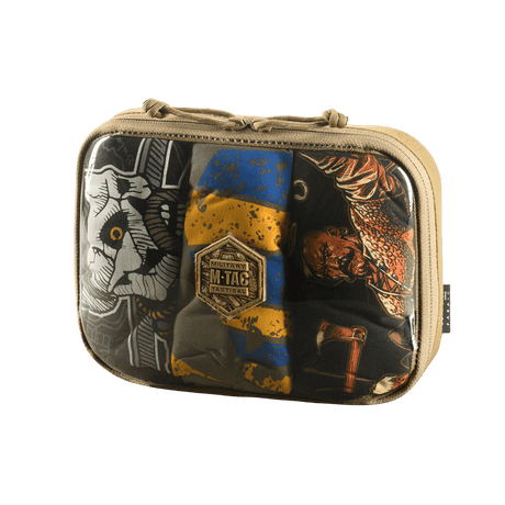 M-Tac Utility Organizer Slim Elite i Cordura 500D med gennemsigtig PVC-væg til nem opbevaring og identifikation af EDC-udstyr.