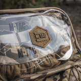 M-Tac Utility Organizer Slim Elite med transparent PVC-folie for hurtig identifikation. Fremstillet i slidstærkt Cordura 500D materiale.
