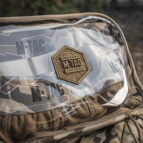 M-Tac Utility Organizer Slim Elite med transparent PVC-folie for hurtig identifikation. Fremstillet i slidstærkt Cordura 500D materiale.