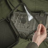 M-Tac Utility Organizer Slim Elite med gennemsigtig PVC for hurtig genkendelse, robust Cordura 500D, velegnet til EDC-kit opbevaring.