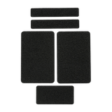 M-Tac Velcro-sæt 5 stk, velcropaneler i MULTICAM camouflage til montering af mærker og patches, nylon materiale, 5 størrelser